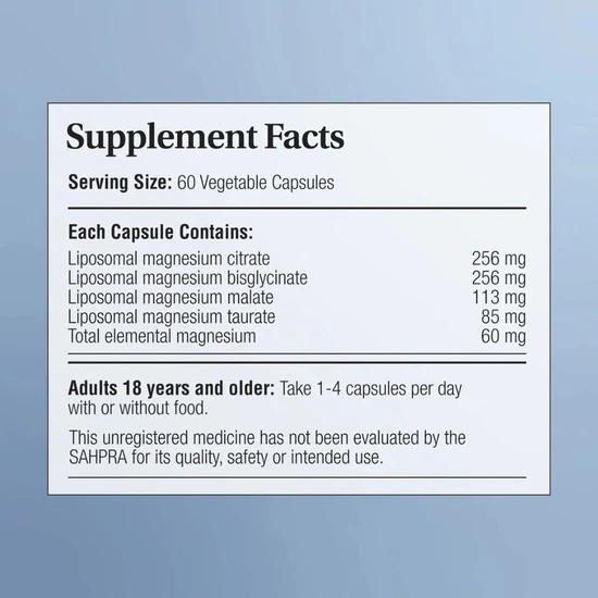 Phytoceutics Phytopure Magnesium Complex Capsules 60 Capsules