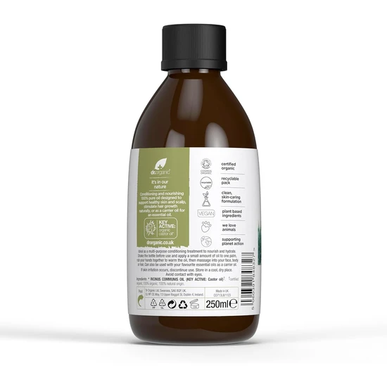 Dr. Organic Condition & Nourish Pure Castor Oil 250ml