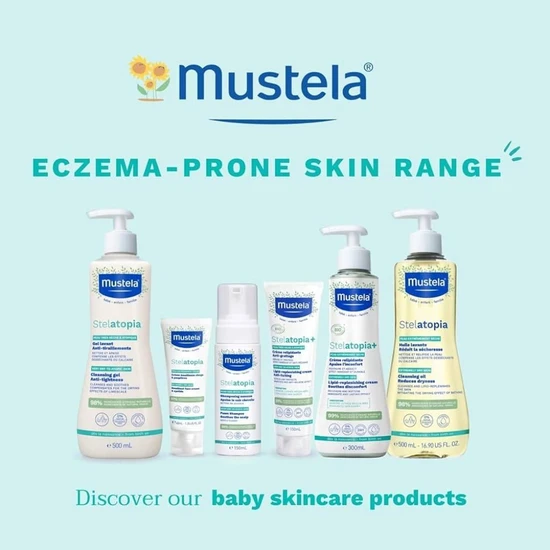 Mustela Stelatopia Cleansing Gel For Atopic-Prone Skin 200ml
