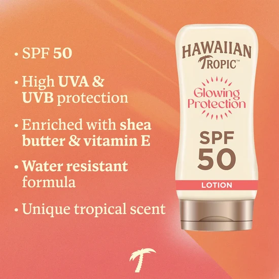 Hawaiian Tropic Glowing Protection Sunscreen Lotion SPF 50 170ml
