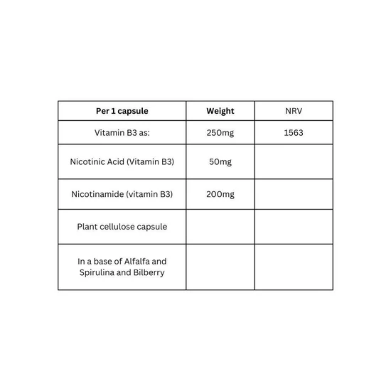 Viridian High Potency Vitamin B3 Capsules 30 Capsules