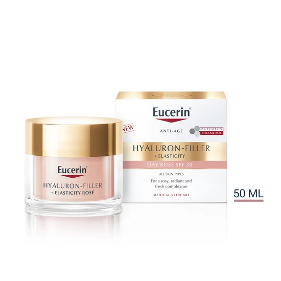 Eucerin Hyaluron-Filler + Elasticity Anti-Ageing Day Cream Rose SPF 30 50ml