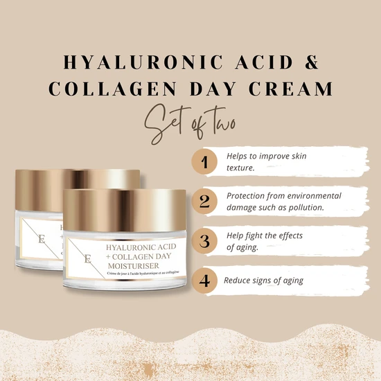 Erth Skin London 2x Hyaluronic Acid & Collagen Day Cream 50ml