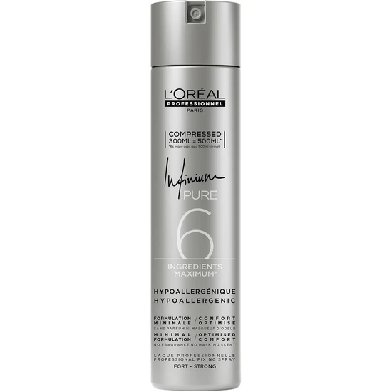 L'Oreal Paris Infinium Pure 6 Ingredients Maximum Extra Strong Spray 300ml