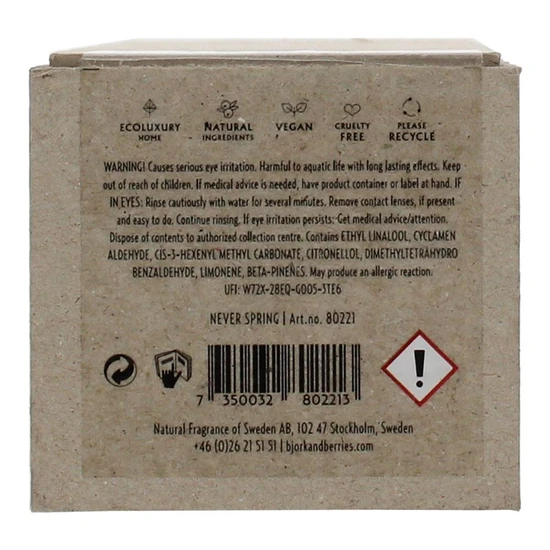 Björk & Berries Never Spring Reed Diffuser 200ml