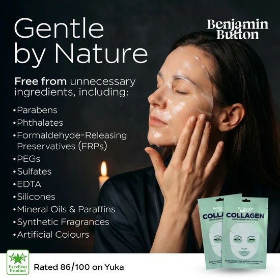 Benjamin Button Collagen Hydrating Face Mask x 5