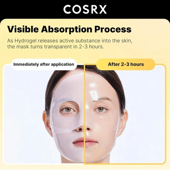 CosRx Advanced Snail Mucin Glass Glow Hydrogel Face Mask 34g