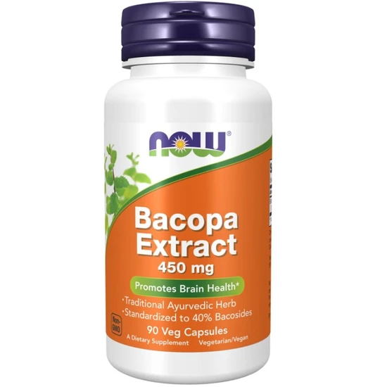 NOW Foods Bacopa Extract 450mg 90 Capsules