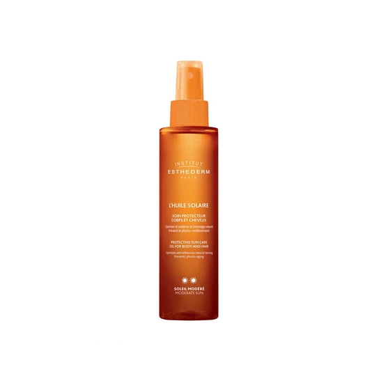 Institut Esthederm Protective Sun Care Oil For Body & Hair Moderate Sun 150ml
