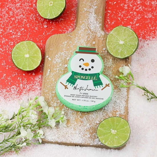 Spongelle Winter Jasmine Body Wash Infused Buffer 50g