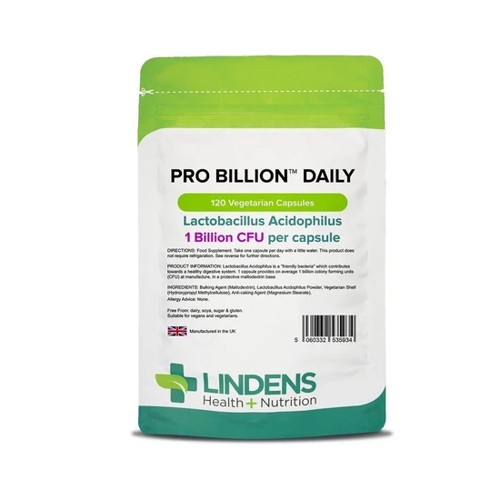 Lindens Pro Billion Daily 1bn Veg Capsules 120 Capsules