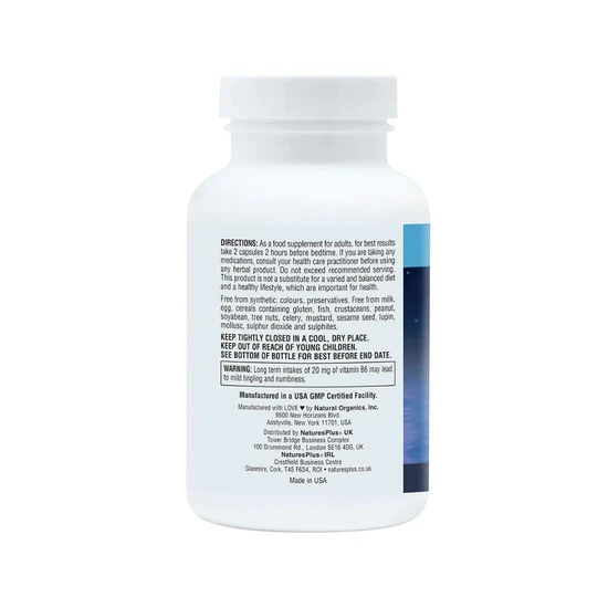 Nature's Plus Magnesium Nighttime Caps 60 Capsules