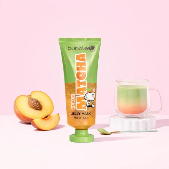 Bubble T Peach Matcha Jelly Mask 100g