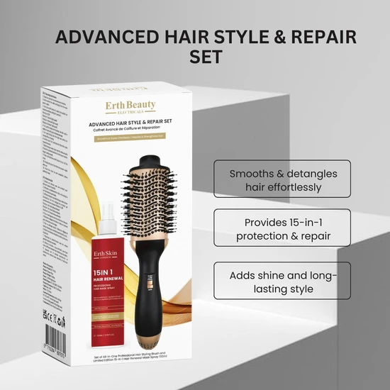 Erth Skin London Limited Edition 15-in-1 Hair Renewal Professional Hair Mask Spray