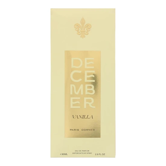 Paris Corner December Vanilla Eau De Parfum 85ml