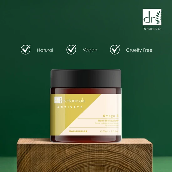 Dr Botanicals Activate Omega 3 Berry Moisturiser 60ml