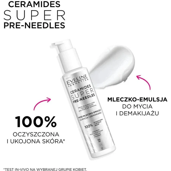 Eveline Ceramides Super Pre Needles Cleansing Milk 145ml