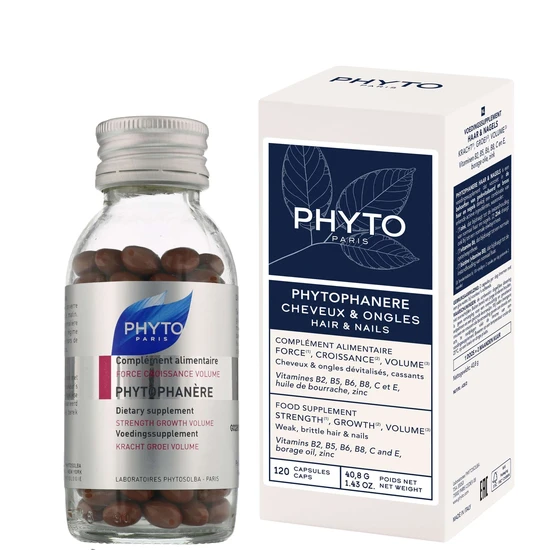 PHYTO PhytoPhanere Capsules For Hair & Nails 120 Capsules