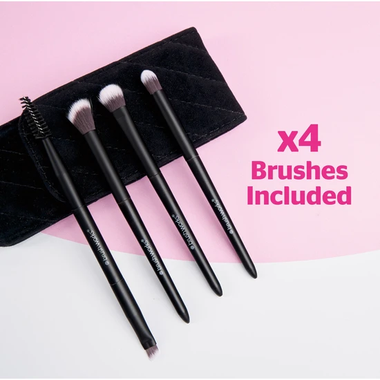Brushworks Mini Travel Eye Brush Set