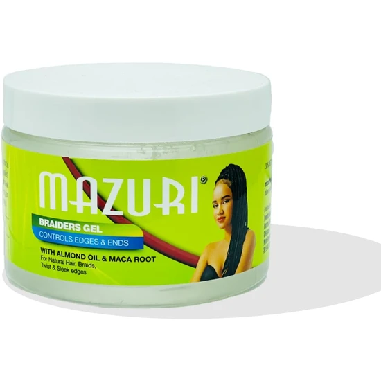 Mazuri Braiders Gel Controls Edges & Ends With Almond Oil & Maca Root 355ml