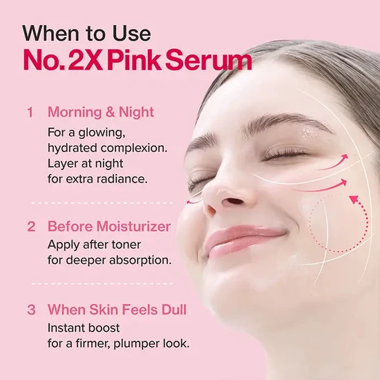 Numbuzin No. 2 Rose PDRN Collagen 2x Plumping Serum 30ml