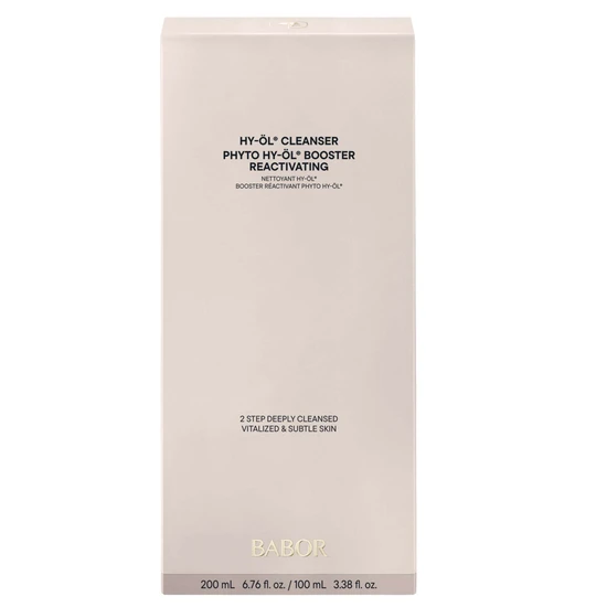 BABOR Cleansing HY-OL & Phyto HY-OL Booster Reactivating Set 200ml Cleanser & 100ml Booster