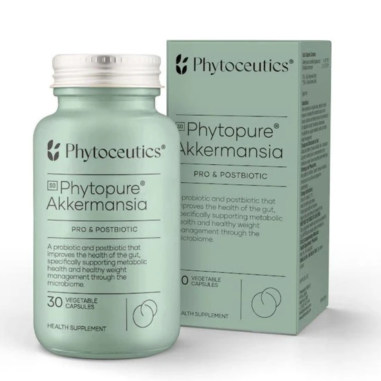Phytoceutics Phytopure Akkermansia Pro & Postbiotic Capsules 30 Capsules