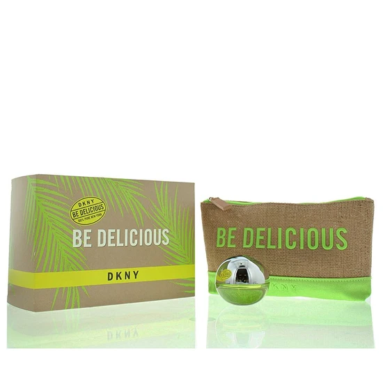 DKNY Be Delicious Gift Set Eau De Parfum + Pouch 30ml