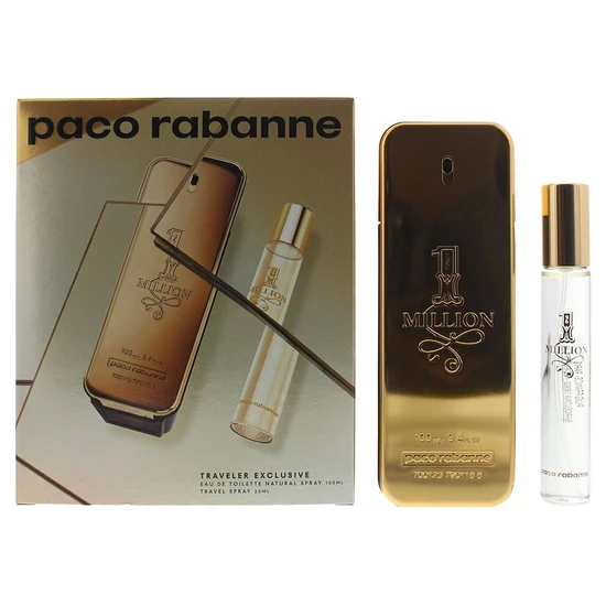 Paco Rabanne 1 Million Gift Set 100ml Eau De Toilette + 20ml Eau De Toilette