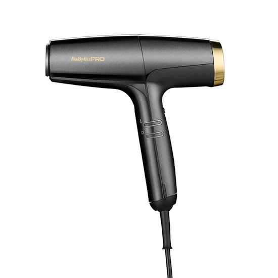 BaByliss Falco Advanced Professional High-Speed Digital Hair Dryer Grey & Gold