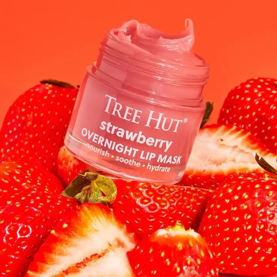 Tree Hut Strawberry Overnight Lip Mask 17g