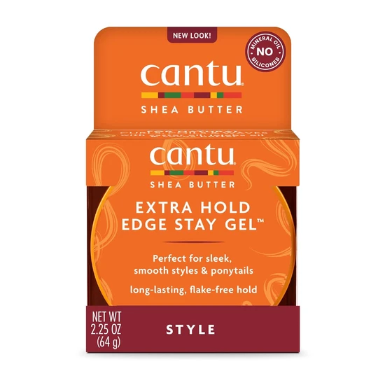 Cantu Shea Butter For Natural Hair Extra Hold Edge Stay Gel 64g