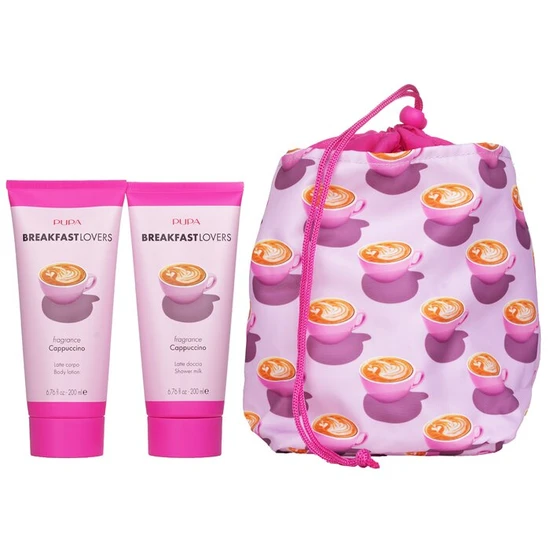 PUPA Breakfast Lovers Kit 1 Cappuccino 2pcs+1bag