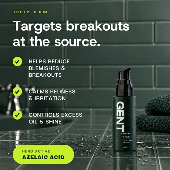 Gent Skincare Men's Face Serum