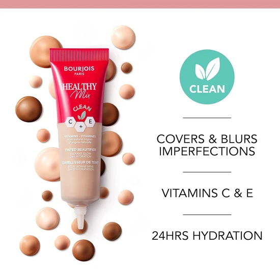 Bourjois Foundation Healthy Mix Clean C+E Tinted Beautyfier 04 Medium