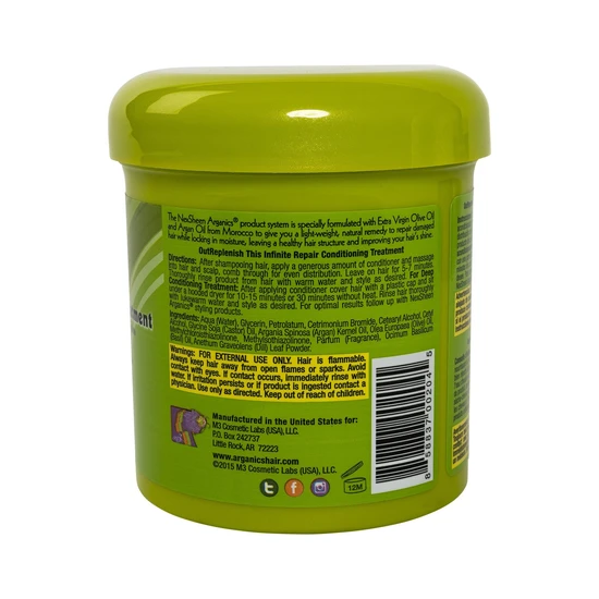 Arganics Extra Virgin Olive Oil Infinite Repair Conditioning Treatment 454 g