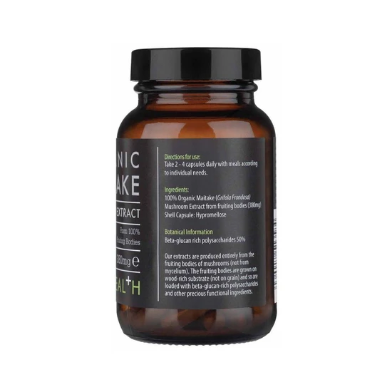 KIKI Health Organic Maitake Mushroom Extract Vegicaps 60 Vegicaps