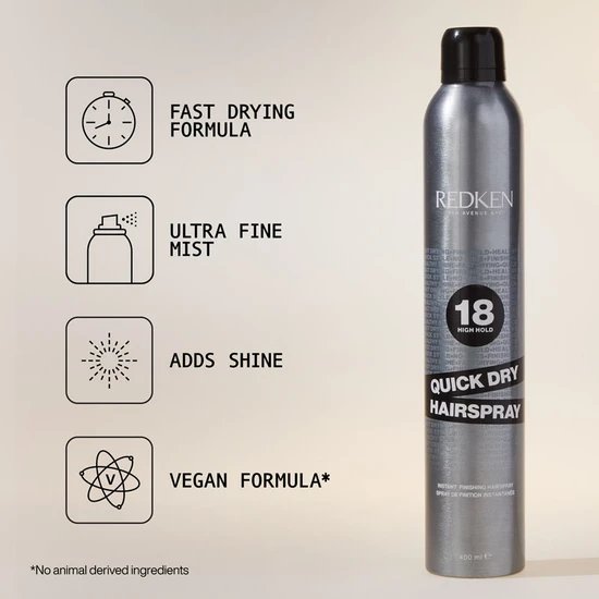 Redken Quick Dry Hairspray 400ml