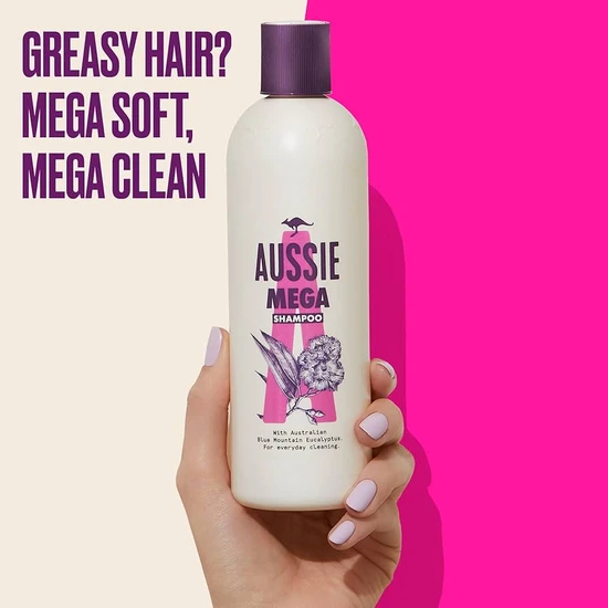 Aussie Mega Shampoo Blue Mountain Eucalyptus 90ml
