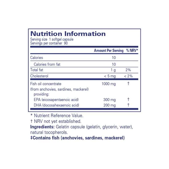 Pure Encapsulations EPA/DHA Essentials 90 Softgels