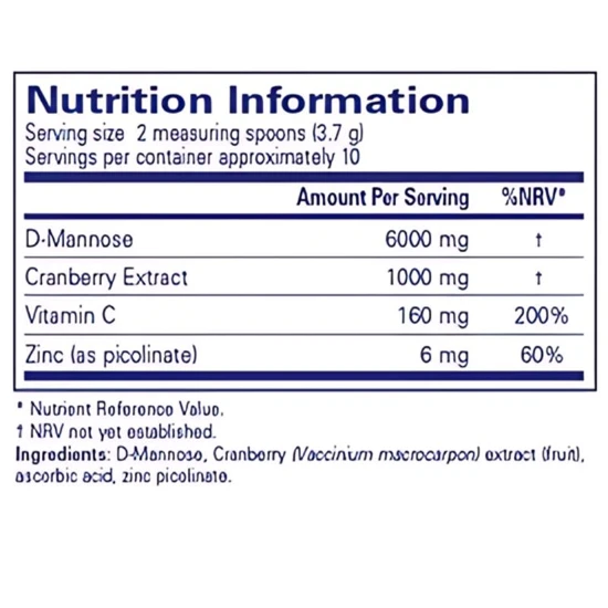 Pure Encapsulations Cranberry D-Mannose Powder 37g