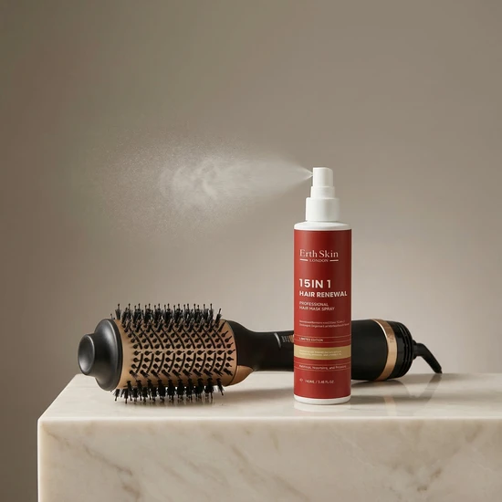 Erth Skin London Limited Edition 15-in-1 Hair Renewal Professional Hair Mask Spray
