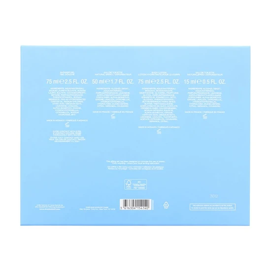 Davidoff Cool Water Woman Eau De Toilette Gift Set 50ml Eau De Toilette + 15ml Eau De Toilette + 75ml Body Lotion + 75ml Shower Gel