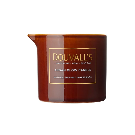 Douvall's Argan Glow Candle Hydrating Self Tanning Body Treatment 180g