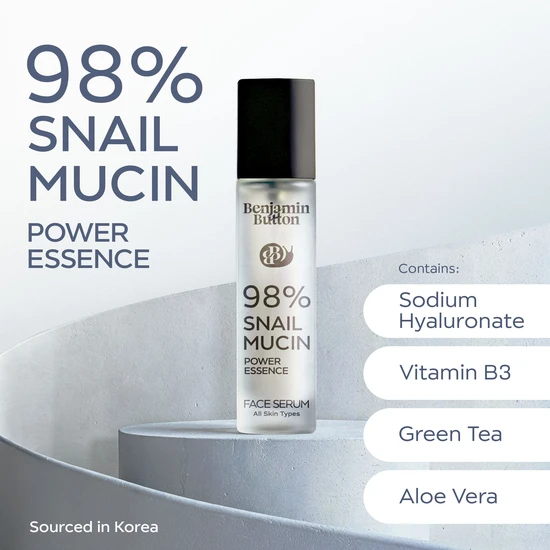 Benjamin Button Advanced 98% Snail Mucin Serum 100ml