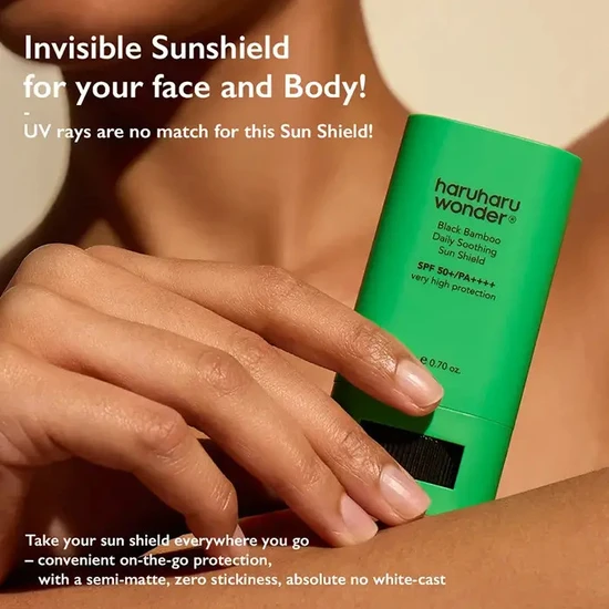 Haruharu Wonder Black Bamboo Daily Soothing Sun Shield SPF 50+