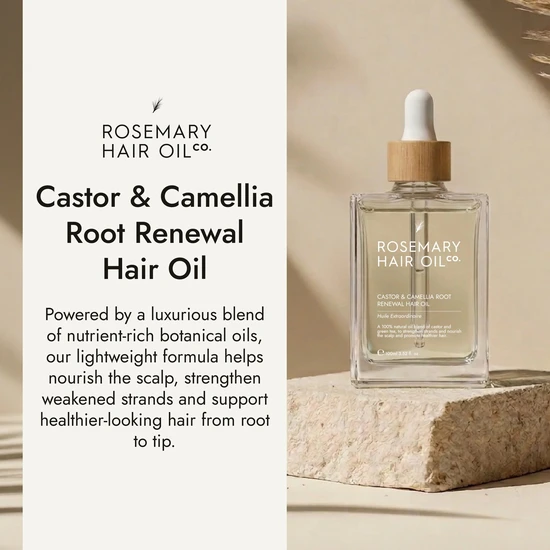 Rosemary Hair Oil Co Castor & Camellia Root Renewal Hair Oil 100ml