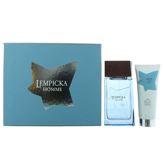 Lolita Lempicka Homme Gift Set 100ml Eau De Toilette + 75ml Aftershave Balm
