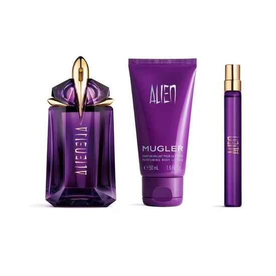 Mugler Alien Pour Femme 60ml Eau De Parfum 50ml Body Lotion & 10ml Eau De Parfum Gift Set