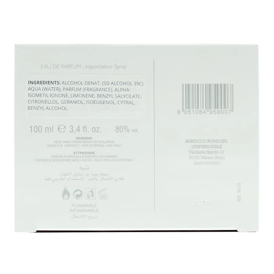 Rocco Barocco White Eau De Parfum 100ml